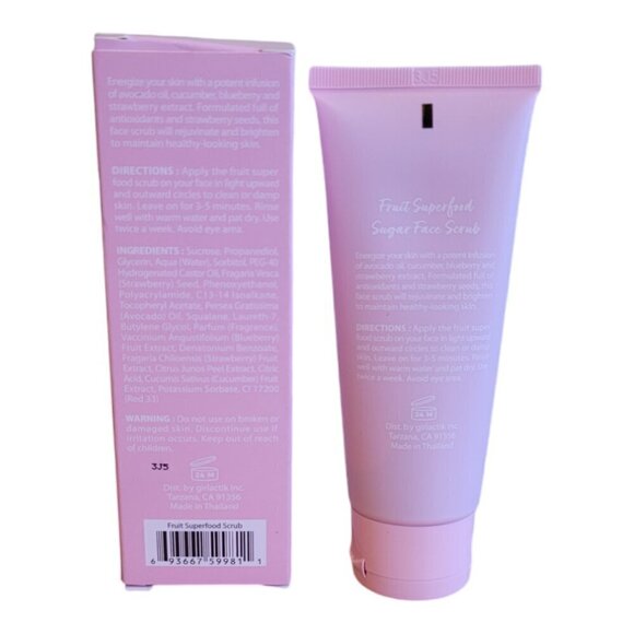 GIRLACTIK Avocado Blueberry Face Scrub 80g NWT - Picture 4 of 4